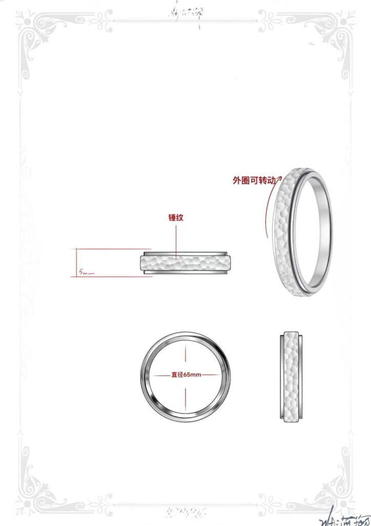 Custom jewelry CAD OEM/ODM service