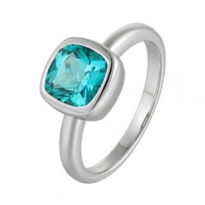 Natural gemstone morganite solitaire ring