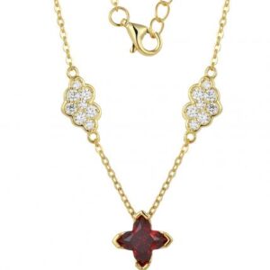 925 sterling silver clover necklace
