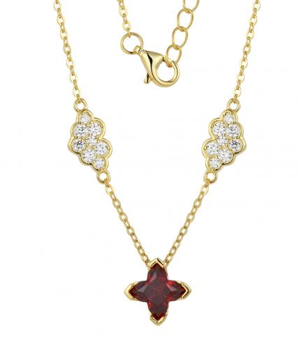 925 sterling silver clover necklace