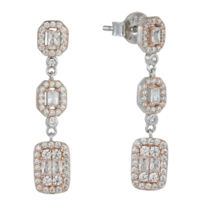 Wholesale Women Wedding Bridal Statement Chain Earrings
