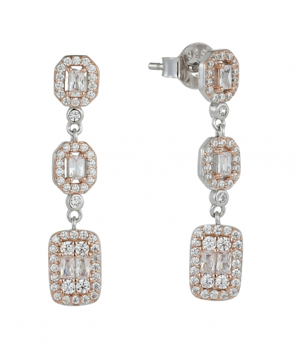 Wholesale Women Wedding Bridal Statement Chain Earrings
