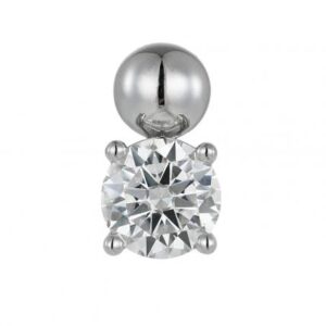 silver natural birthstone charm pendant