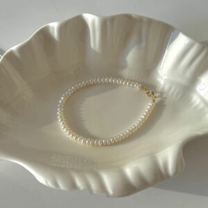 925 sterling silver baroque pearl bracelet